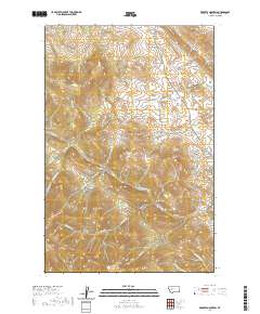 USGS US Topo 7.5-minute map for Roberts Mountain MT 2020