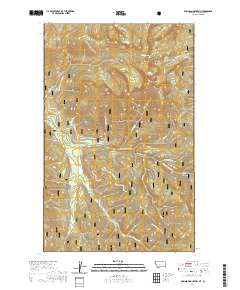 USGS US Topo 7.5-minute map for Robinson Mountain MTBC 2020