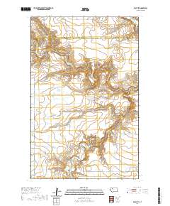 USGS US Topo 7.5-minute map for Rock City MT 2020