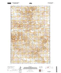 USGS US Topo 7.5-minute map for Rock Creek MT 2020