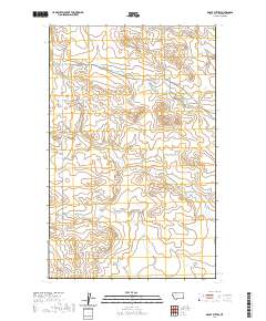 USGS US Topo 7.5-minute map for Rocky Buttes MT 2020