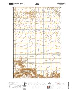 USGS US Topo 7.5-minute map for Rocky Coulee SW MT 2020