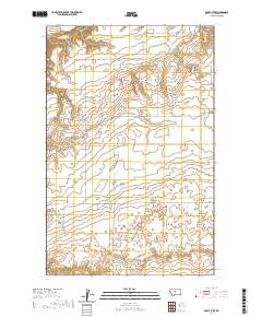 USGS US Topo 7.5-minute map for Rocky Lake MT 2020