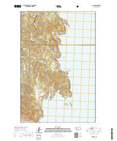 USGS US Topo 7.5-minute map for Rollins MT 2020