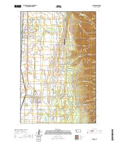 USGS US Topo 7.5-minute map for Ronan MT 2020