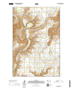 USGS US Topo 7.5-minute map for Round Butte MT 2020