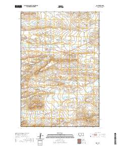 USGS US Topo 7.5-minute map for Roy MT 2020
