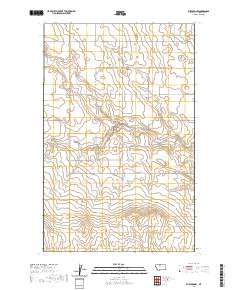 USGS US Topo 7.5-minute map for Rudyard NW MT 2020