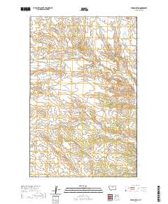 USGS US Topo 7.5-minute map for Runyan Bench MT 2020