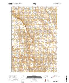 USGS US Topo 7.5-minute map for Ruskosky Ridge MT 2020
