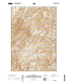 USGS US Topo 7.5-minute map for Ryan Creek MT 2020