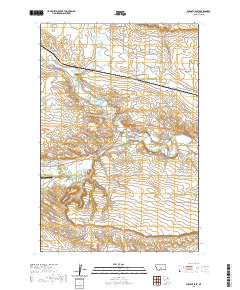 USGS US Topo 7.5-minute map for Ryegate East MT 2020