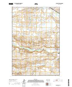 USGS US Topo 7.5-minute map for Ryegate West MT 2020
