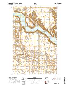 USGS US Topo 7.5-minute map for Saddle Butte MT 2020