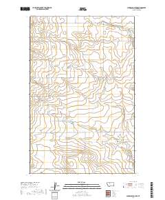 USGS US Topo 7.5-minute map for Sagebrush Coulee MT 2020