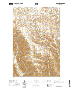 USGS US Topo 7.5-minute map for Sagebrush Reservoir MT 2020