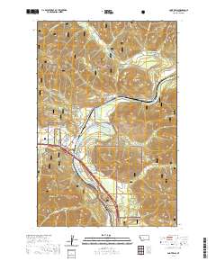 USGS US Topo 7.5-minute map for Saint Regis MT 2020