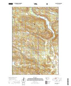 USGS US Topo 7.5-minute map for Salmon Lake MT 2020