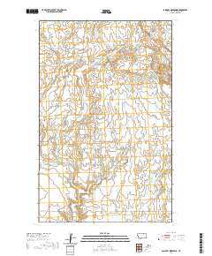 USGS US Topo 7.5-minute map for Salsbery Reservoir MT 2020