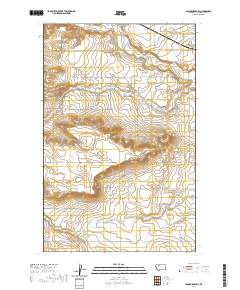 USGS US Topo 7.5-minute map for Sam George Hill MT 2020
