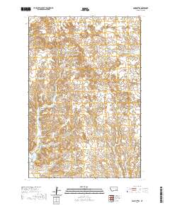 USGS US Topo 7.5-minute map for Sand Buttes MT 2020