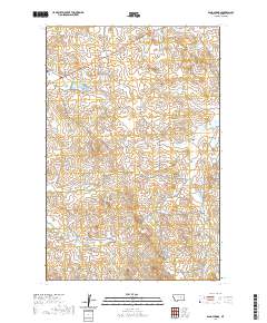 USGS US Topo 7.5-minute map for Sand Springs MT 2020