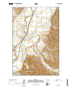 USGS US Topo 7.5-minute map for Savage MT 2020