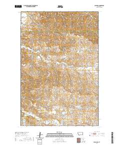 USGS US Topo 7.5-minute map for Savage SE MT 2020