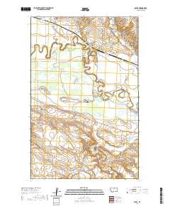 USGS US Topo 7.5-minute map for Savoy MT 2020