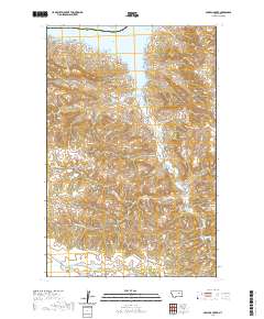 USGS US Topo 7.5-minute map for Sawmill Creek MT 2020