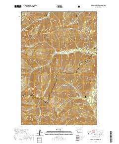 USGS US Topo 7.5-minute map for Sawtooth Mountain MT 2020