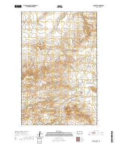 USGS US Topo 7.5-minute map for Sayer Butte MT 2020
