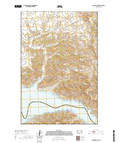 USGS US Topo 7.5-minute map for Schuyler Butte MT 2020
