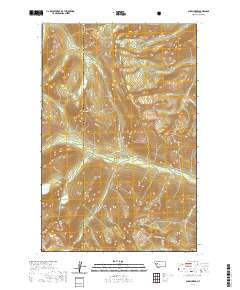 USGS US Topo 7.5-minute map for Shaw Creek MT 2020