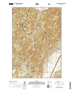 USGS US Topo 7.5-minute map for Sheepshead Mountain MT 2020
