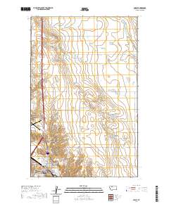USGS US Topo 7.5-minute map for Shelby MT 2020
