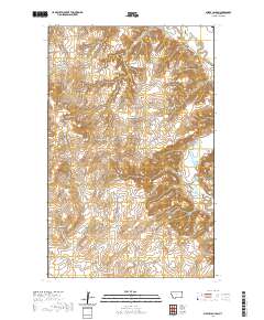 USGS US Topo 7.5-minute map for Shippe Canyon MT 2020