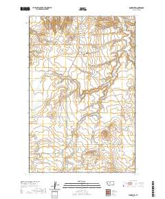 USGS US Topo 7.5-minute map for Shonkin NW MT 2020