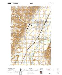 USGS US Topo 7.5-minute map for Sidney MT 2020