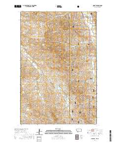 USGS US Topo 7.5-minute map for Sidney SE MTND 2020
