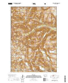 USGS US Topo 7.5-minute map for Silver Run Peak MTWY 2020