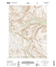 US Topo 7.5-minute map for Silver Run Peak MTWY