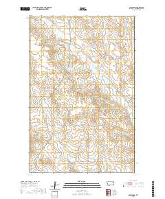 USGS US Topo 7.5-minute map for Sims Spring MT 2020