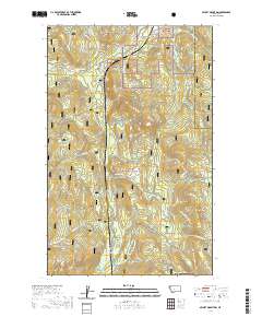 USGS US Topo 7.5-minute map for Skillet Mountain MT 2020