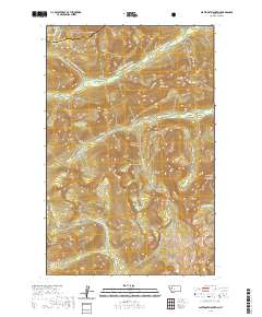 USGS US Topo 7.5-minute map for Slategoat Mountain MT 2020