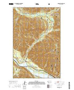 USGS US Topo 7.5-minute map for Smeads Bench MT 2020