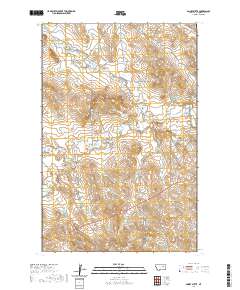 USGS US Topo 7.5-minute map for Smoky Butte MT 2020