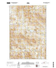 USGS US Topo 7.5-minute map for Smoky Butte Creek MT 2020