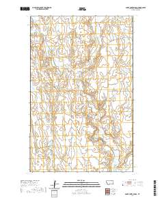 USGS US Topo 7.5-minute map for Snake Creek School MT 2020