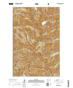 USGS US Topo 7.5-minute map for Snowshoe Peak MT 2020